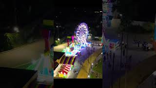 Riverbanks Marikina Christmas Carnivalrelaxing aerialview exciting carnival riverbanks [upl. by Llorrad]