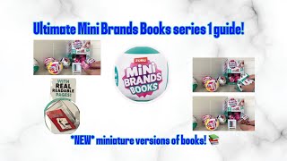 ULTIMATE Mini Brands Books Series guidechecklist 📚 [upl. by Annnora]