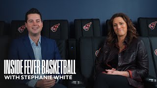 EXCLUSIVE 1on1 with Indiana Fever Head Coach Stephanie White  Inside Fever Basketball [upl. by Alley]