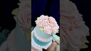 latest three tier cake design try it [upl. by Noevart]