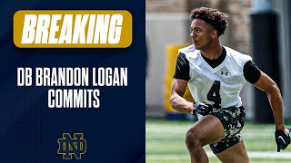 Notre Dame flips instate safety Brandon Logan from Vanderbilt ☘️☘️☘️ [upl. by Thayer]