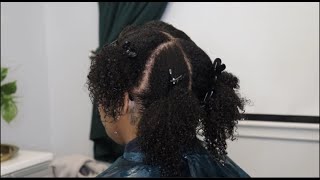 How to blow dry curly hair with a round brush [upl. by Rich]