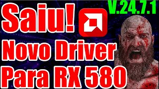 Saiu Novo Driver Para RX 580 2471 Comparativo Com 2431 [upl. by Eikcim]