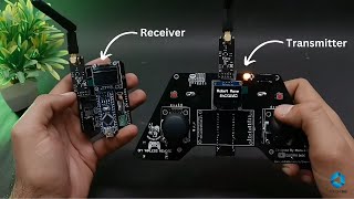 DIY Longrange Transmitter amp Receiver  DIY NRF Remote with Display  DIY Remote for Drone amp Robots [upl. by Esirahc865]