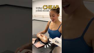 trying CHEAP pointe shoes🩰 ballet shorts [upl. by Peyter]