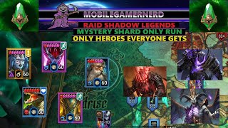 EP 80 Past 270 Days Raid Shadow Legends F2P Mystery Shard Only Run Halloween Fusion and Doom T [upl. by Ewart]