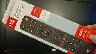 Unboxing and Set up of ONE for all Contour TV Remote in 4K See description for link to codes [upl. by Susana]