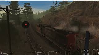 Trainz Railroad Simulator 2022 TRS22  EMD SD402  Timber Transport  4K UHD [upl. by Dorthy32]