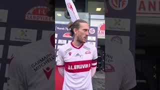 Hør Sandviken Kapt Sebastian Skåre Tune etter 33 mot Fana [upl. by Blockus29]