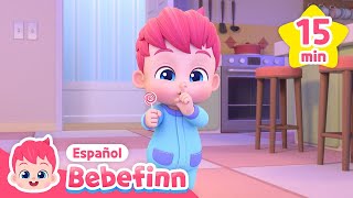 Finn ¿estás comiendo dulce  Johny Johny Sí Papá  Canciones Infantiles  Bebefinn en español [upl. by Ikkela]