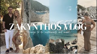 ZAKYNTHOSZANTE VLOG TUI Blue Zante Maris Hotel Shipwreck island Beach clubs Restaurants  more [upl. by Allekim]