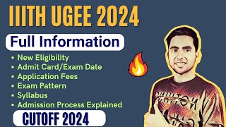 IIIT Hyderabad UGEE 2024 All About  Exam Pattern Eligibility Cutoff Exam Date Admission Process [upl. by Gates]