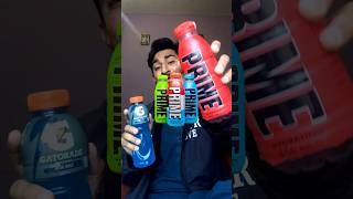 Prime vs Gatorade😱Is Gatorade Actually Better than Prime shorts [upl. by Rema]