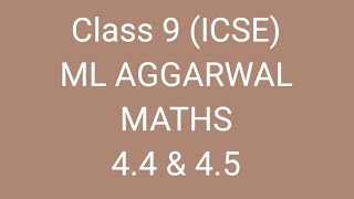 class 9 icse ml aggarwal solutions factorisation [upl. by Bhatt326]