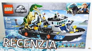 LEGO Jurassic World Barionyks i ucieczka łodzią 76942  RECENZJA [upl. by Livy184]