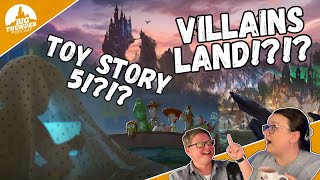 Did D23 Just SAVE Disney World  Villains Land  Monsters Inc Land  Toy Story 5 [upl. by Eciruam781]