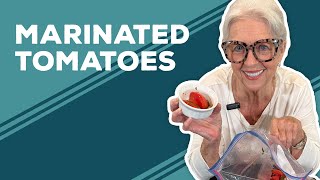 Love amp Best Dishes Marinated Tomatoes Recipe  Tomato Snacks Easy [upl. by Baillie]