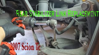 20052010 Scion Tc Rear Stabilizer Link Replacement [upl. by Nalani]