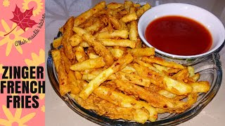 Zinger french fries  coated french fries  2020 Ramadan Recipes  Allah Maalik kitchen [upl. by Niltiak296]