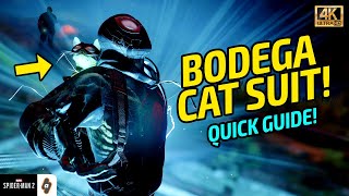 How to get the Bodega Cat Suit in Marvels SpiderMan 2 [upl. by Amsa]