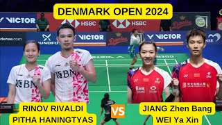 RINOV RIVALDIPITHA HANINGTYAS INA VS JIANG ZHEN BANGWEI YA XIN  DENMARK OPEN 2024 [upl. by Ahcrop133]