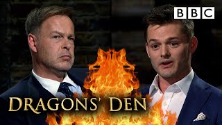 Advertising entrepreneur can’t believe Dragons’ last minute turnaround  Dragons’ Den  BBC [upl. by Lledal]