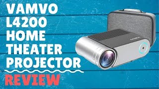 Vamvo Home Theater Projector  Vamvo L4200 Video Projector  Best Mini Projector Review [upl. by Bohlin]