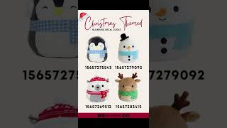 Christmas Bloxburg decals codes for you  rosegamergo roblox christmas bloxburg codes xmas [upl. by Dnomhcir]