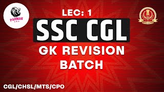 SSC CGL Tier 2 Revision  Parmar SSC Notes  Lecture 1 [upl. by Ilanos]