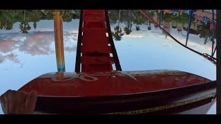 Scorpion POV 2024 quotwalking directionsquot onoff ride 4K Busch Gardens Tampa rollercoaster thrill [upl. by Zumstein]