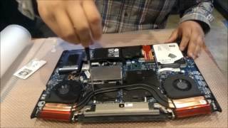 Lenovo 게이밍노트북 Y720 리뷰 분해 온도포함Lenovo Y720 Thermal Repaste [upl. by Ahsimaj]