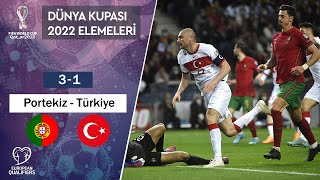 Portekiz 31 Türkiye  MAÇ ÖZETİ  Dünya Kupası Elemeleri Yarı Final 2022 [upl. by Thurber747]