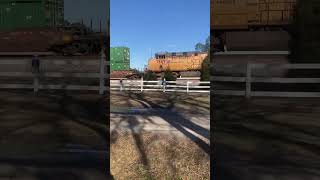 Union Pacific pair on SB intermodal past St George 1142023 [upl. by Lledniuq243]