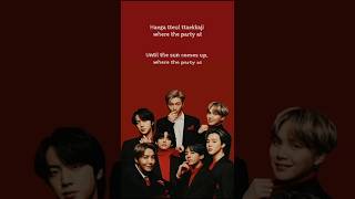 BTS Unbridled Energy  Dionysus Song Lyrics youtubeshorts shorts purplesky77 [upl. by Arlene281]