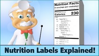 Nutrition Facts Labels  How to Read  For Kids  Dr Smarty [upl. by Aw]