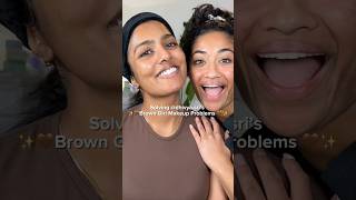 LETS SOLVE Dhivyasrii’s brown girl makeup problems browngirlmakeup [upl. by Hteboj219]