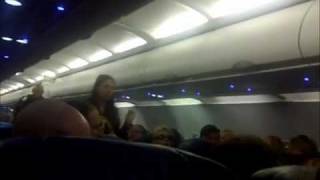 Lady Kicked off Plane US Air Flight 121 1122011 [upl. by Winser763]