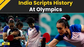 Paris Olympics 2024 Indian Table Tennis Team Beats Romania Creates History By Entering QF [upl. by Tabber549]