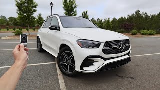 2024 Mercedes Benz GLE 450 4MATIC Start Up Walkaround POV Test Drive and Review [upl. by Ailgna]