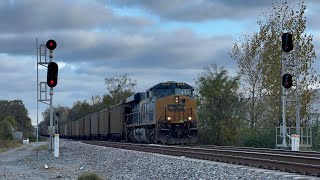 CSX ES44AH 904 w Classic K5L Leads E30606 on 11824 [upl. by Salena406]