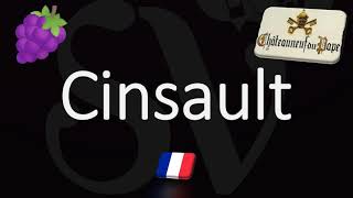 How to Pronounce Cinsault French Wine Pronunciation [upl. by Aronaele]