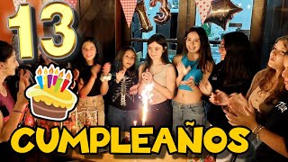 CUMPLEAÑOS ARANTXA 🎂 13 AÑOS 🎁 ASI FUE MI FIESTA Y MIS REGALOS [upl. by Ennayt33]