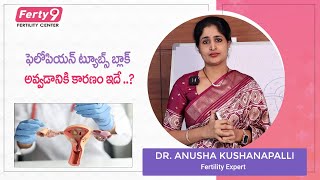 Causes of Fallopian Tube Blockage in Telugu  fallopiantubeblockage [upl. by Bidget]