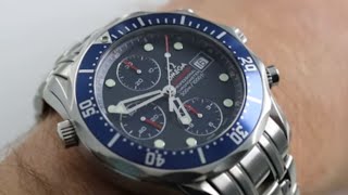 Omega Seamaster Diver 300M Chronograph Ref 22258000 Watch Review [upl. by Nimrak]