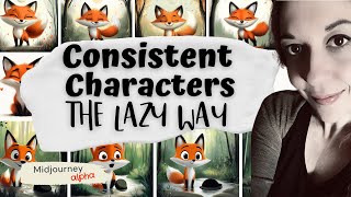 How To Create Consistent Characters in Midjourney ALPHA  The LAZY Way [upl. by Lledniuq]