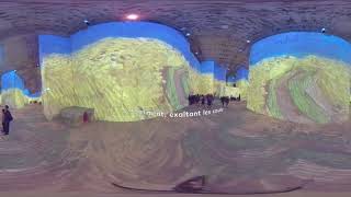 VIDEO 360 EXPOSITION VAN GOGH AUX BAUX DE PROVENCE [upl. by Ressay]