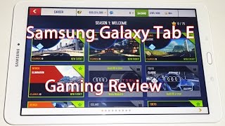 Samsung Galaxy Tab E Gaming Review [upl. by Iramohs]