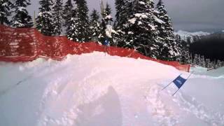 Ken Achenbach 30th Anniversary Mt Baker Banked Slalom Winning Run POV [upl. by Enwad]