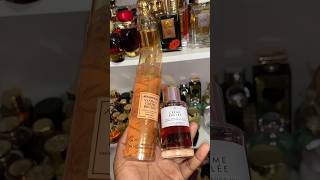 Perfume layering combos to smell like a snack  perfume fragrancereview bathandbodyworks scent [upl. by Natsirhc]