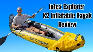 Intex Explorer K2 Inflatable Kayak Review amp Guide [upl. by Hameean]